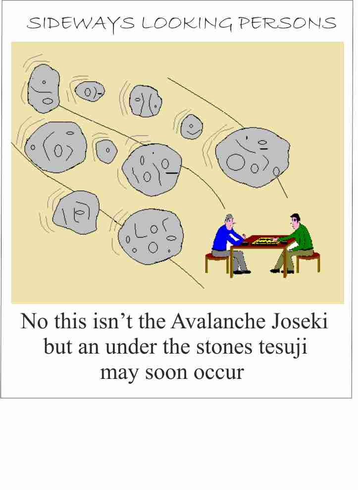 Sideways Looking Persons cartoon